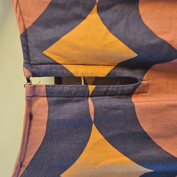 VICI Collection Retro Mod Geometric Mini Dress, L | MCM, Flowy, Festival, Boho - Picture 5 of 11